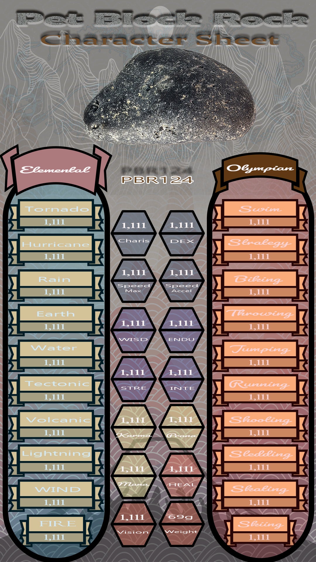 Pet Block Rock PBR124