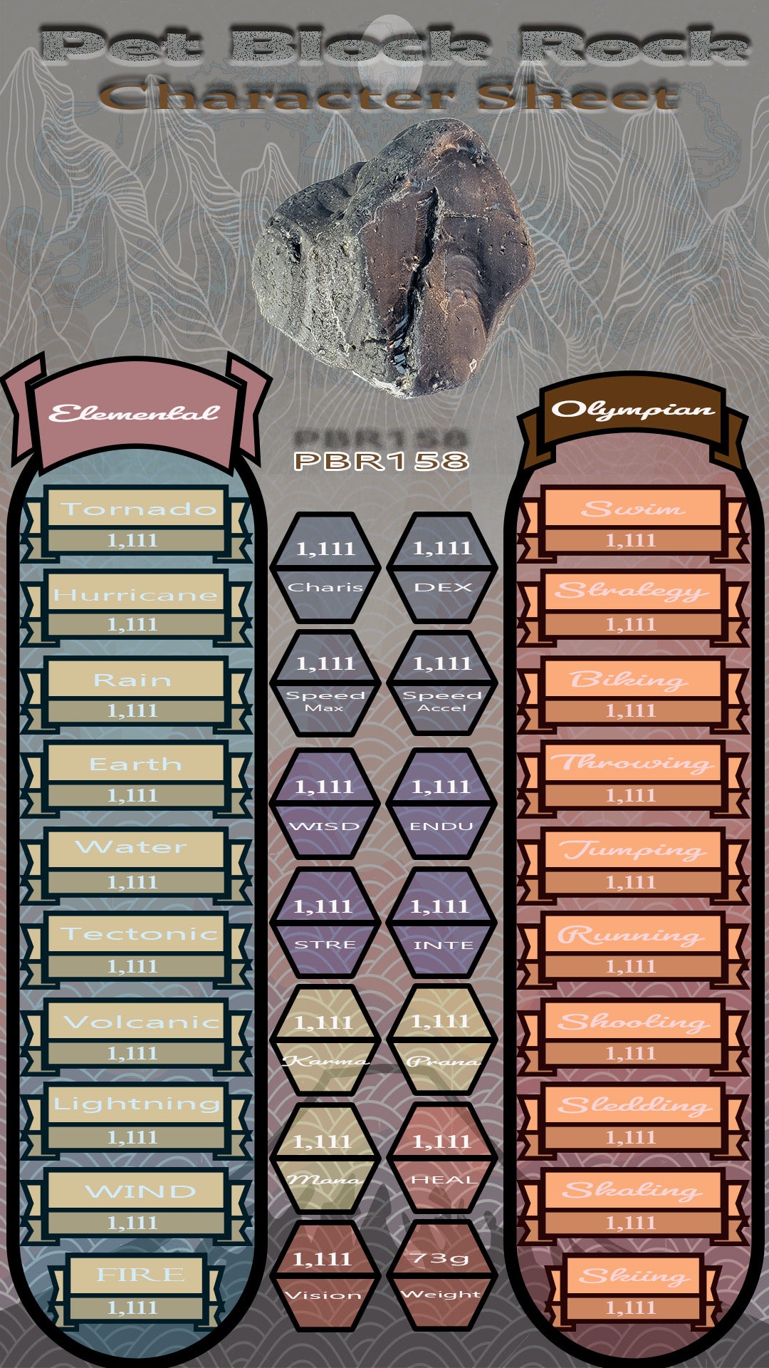 Pet Block Rock PBR158
