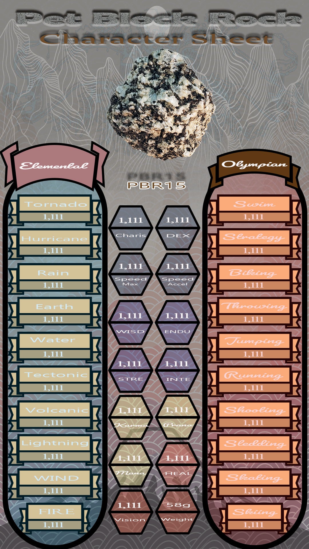 Pet Block Rock PBR15