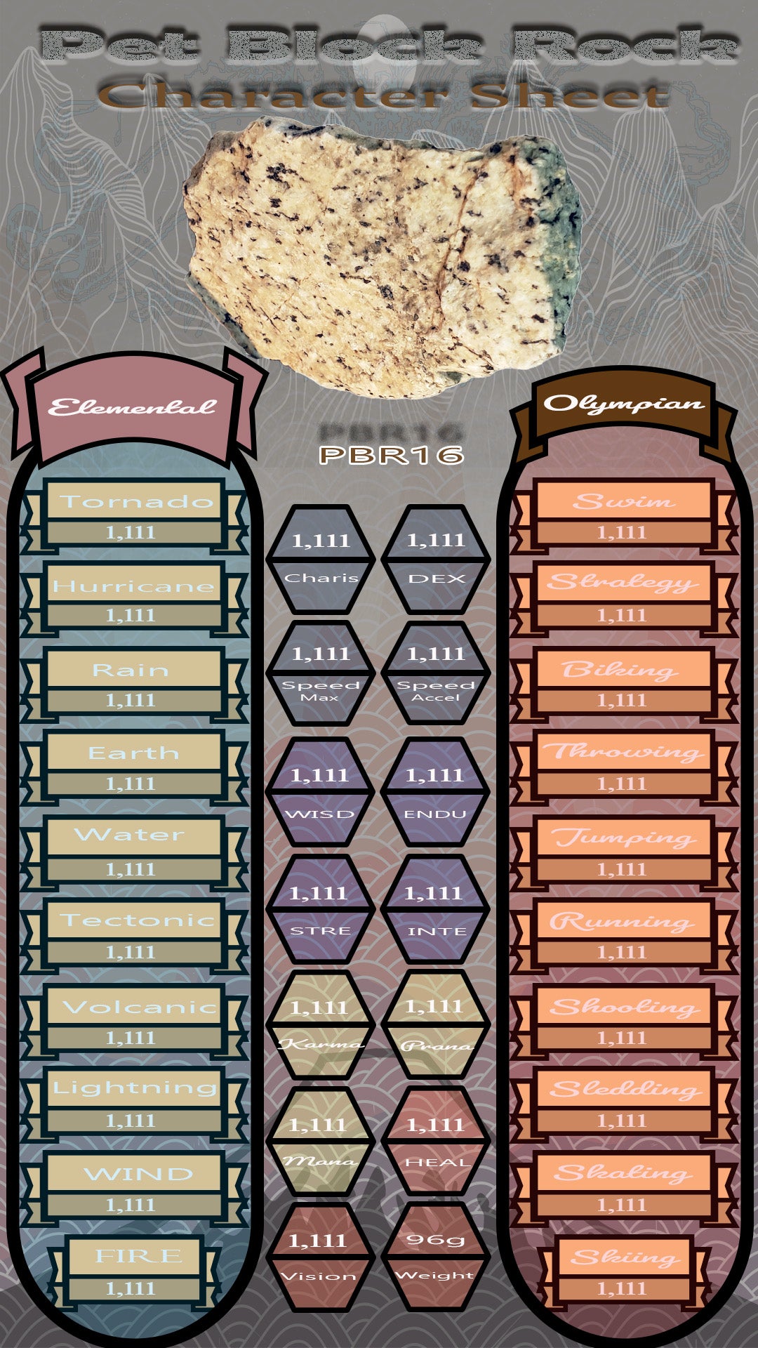 Pet BLock Rock PBR16