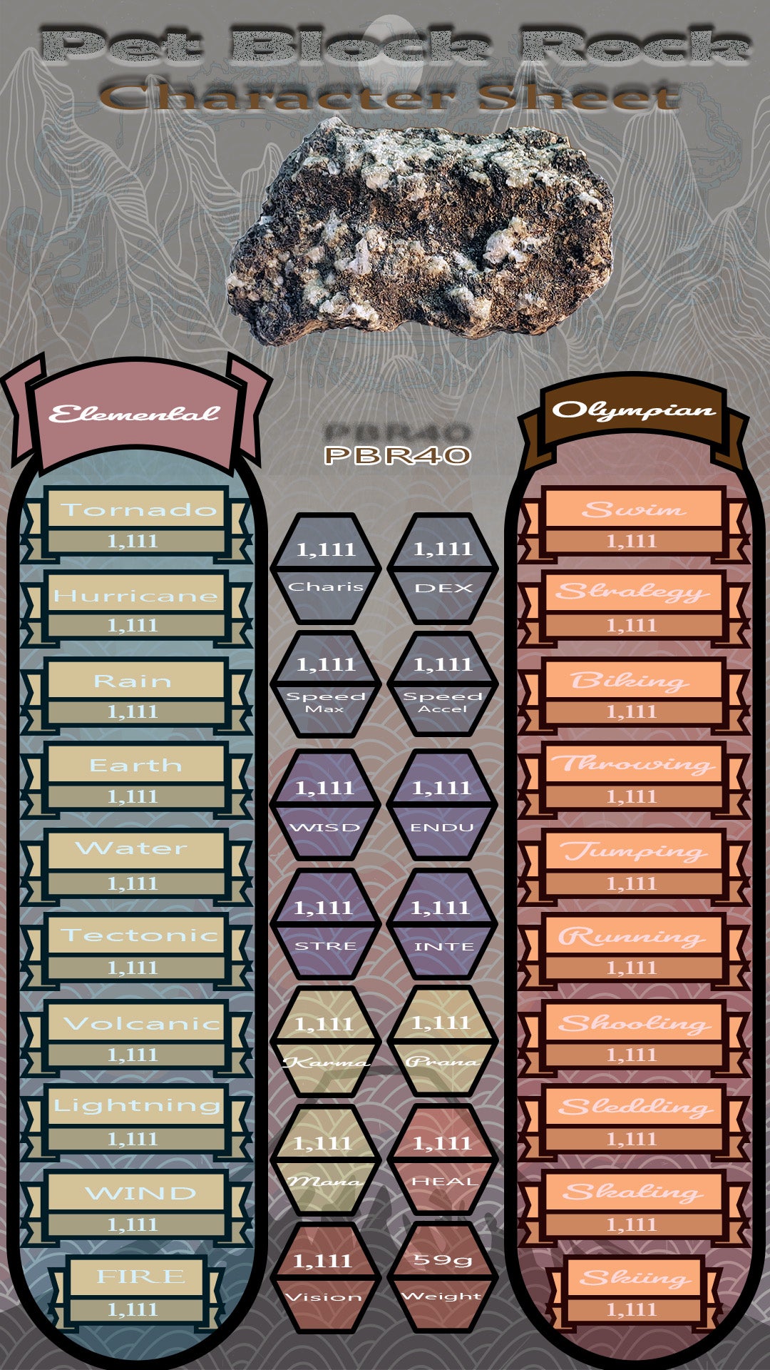 Pet Block Rock PBR40