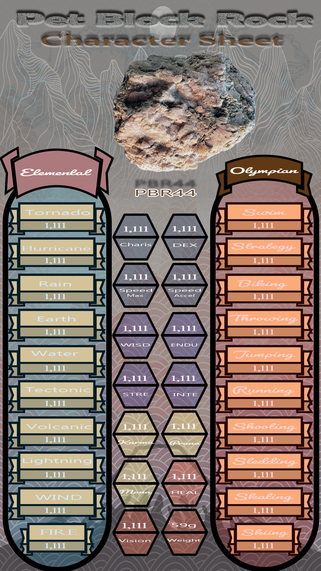 Pet Block Rock PBR44