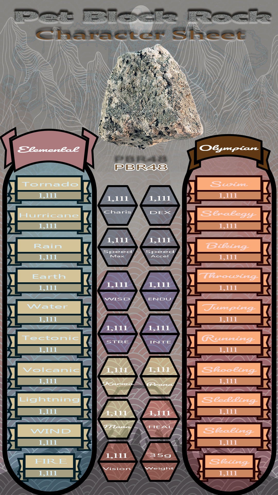 Pet Block Rock PBR48