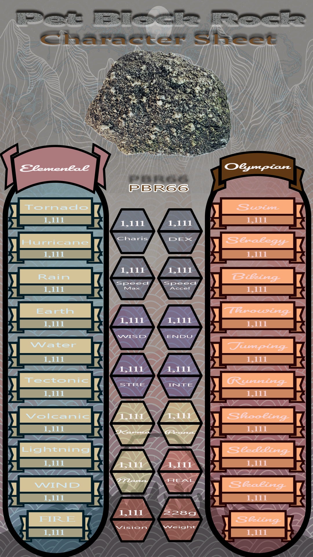 Pet Block Rock PBR66