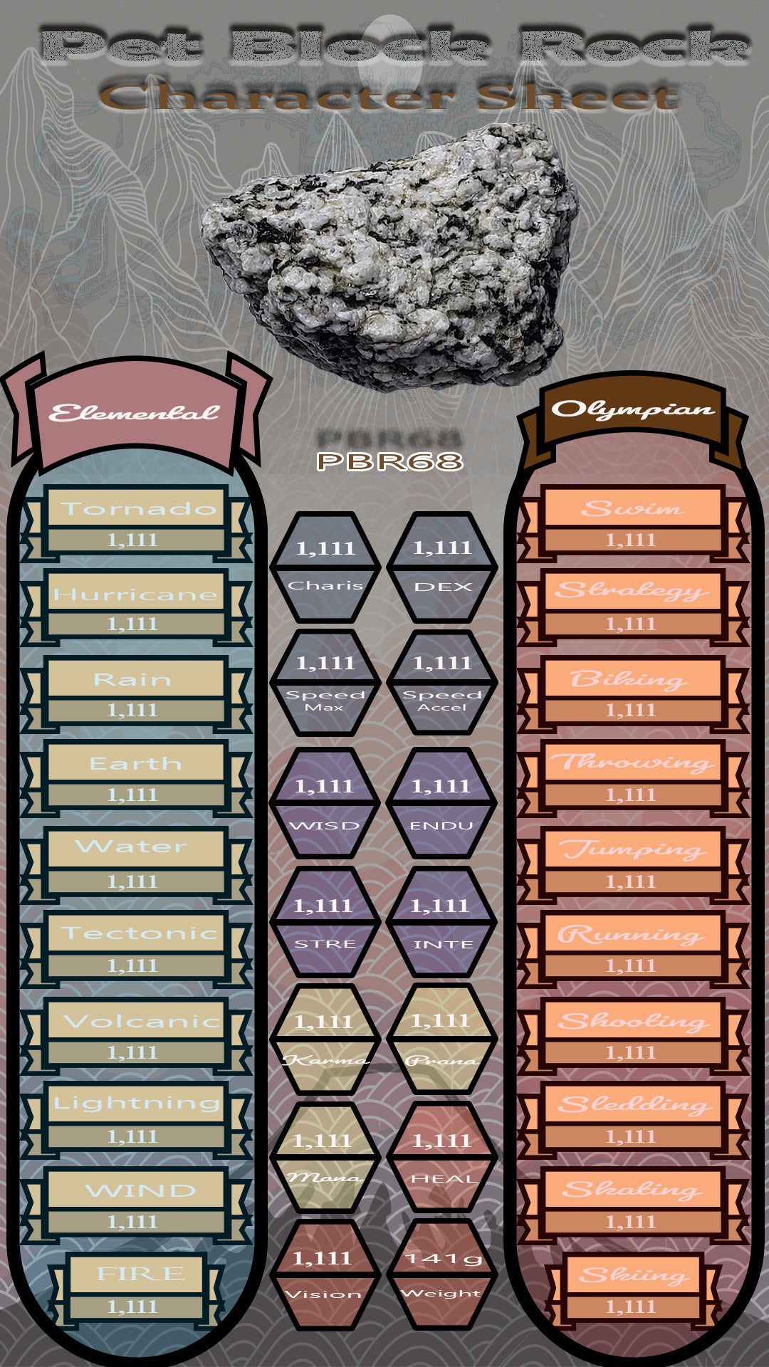 Pet Block Rock PBR68
