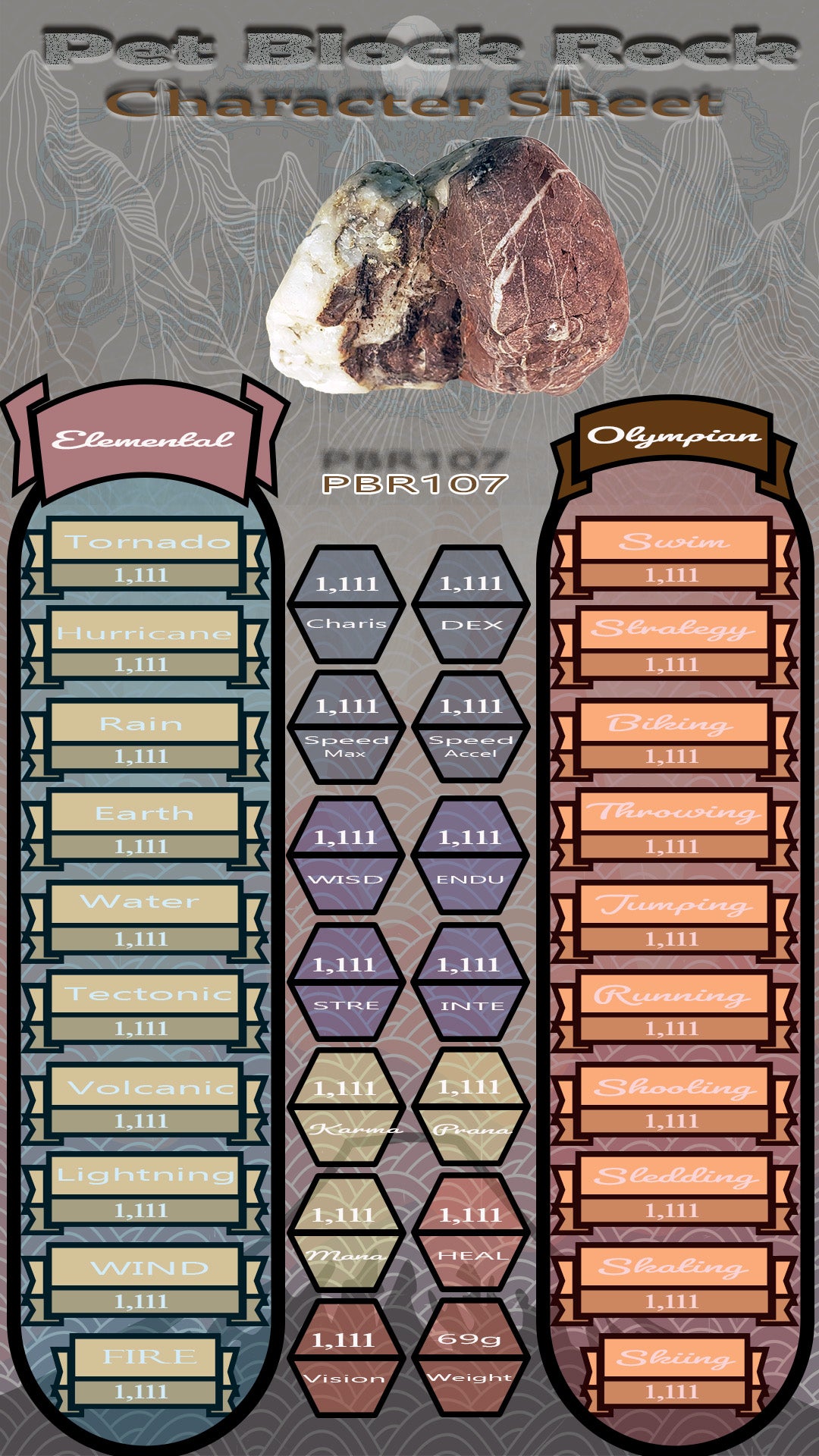 Pet Block Rock PBR107