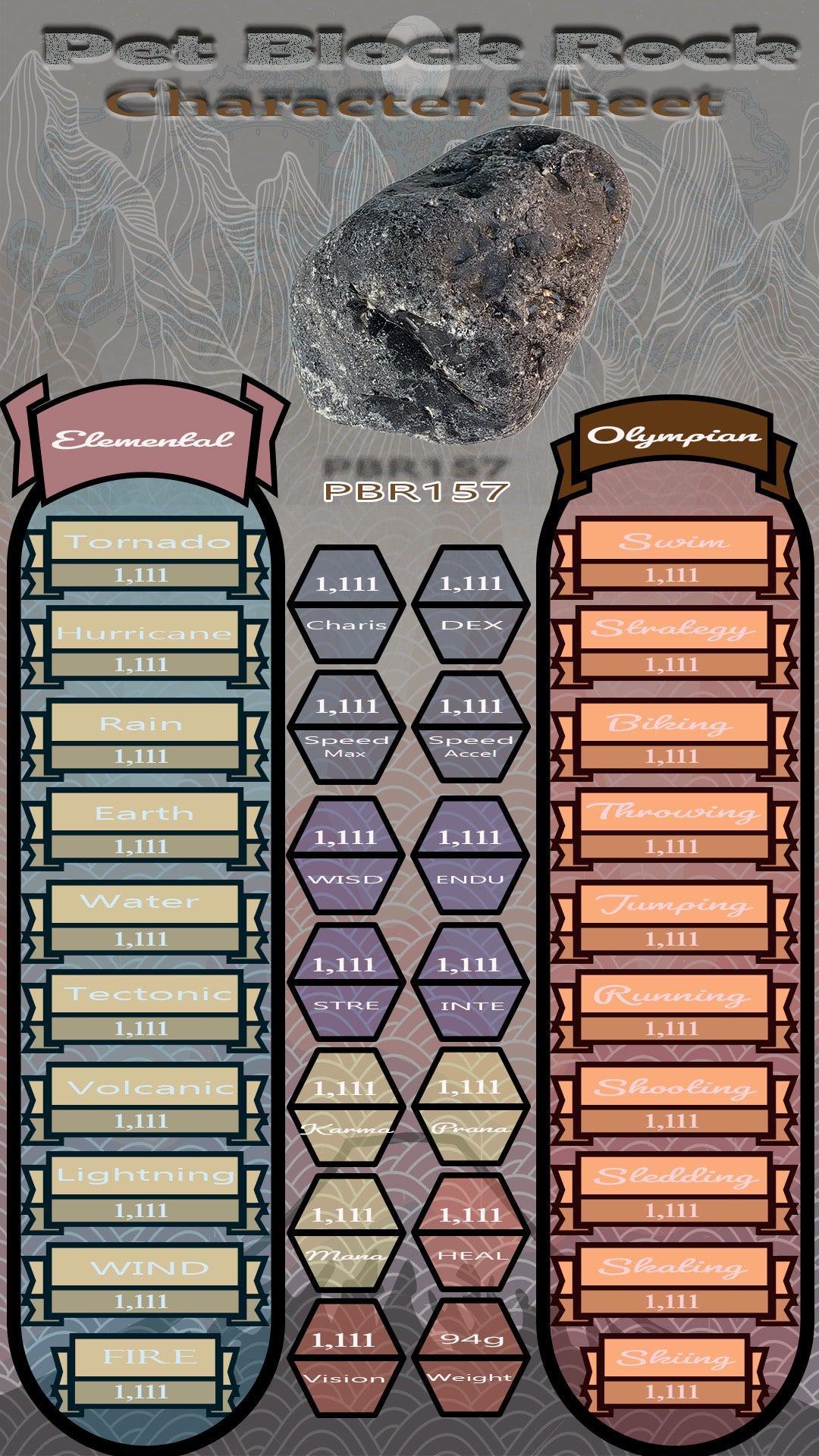Pet Block Rock PBR157