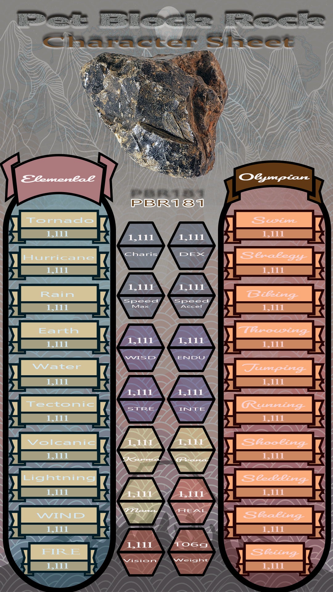 Pet Block Rock PBR181