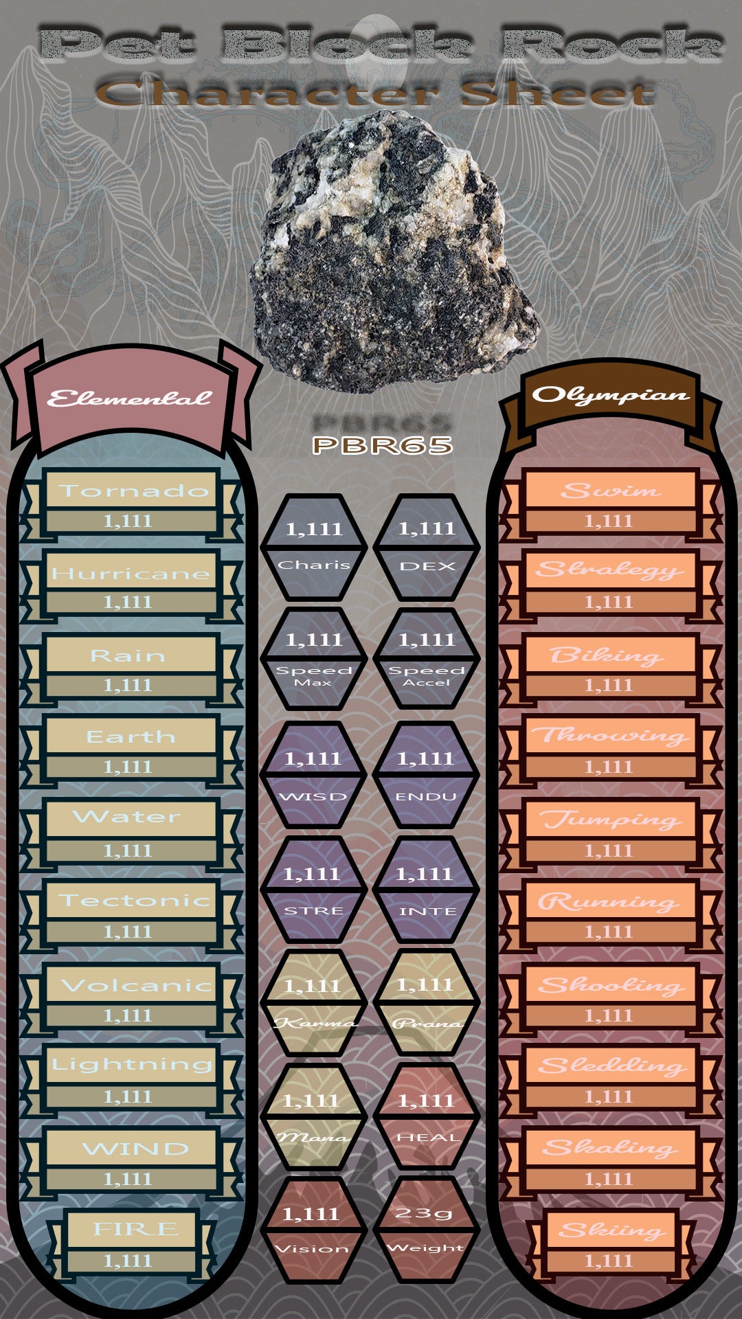 Pet Block Rock PBR65