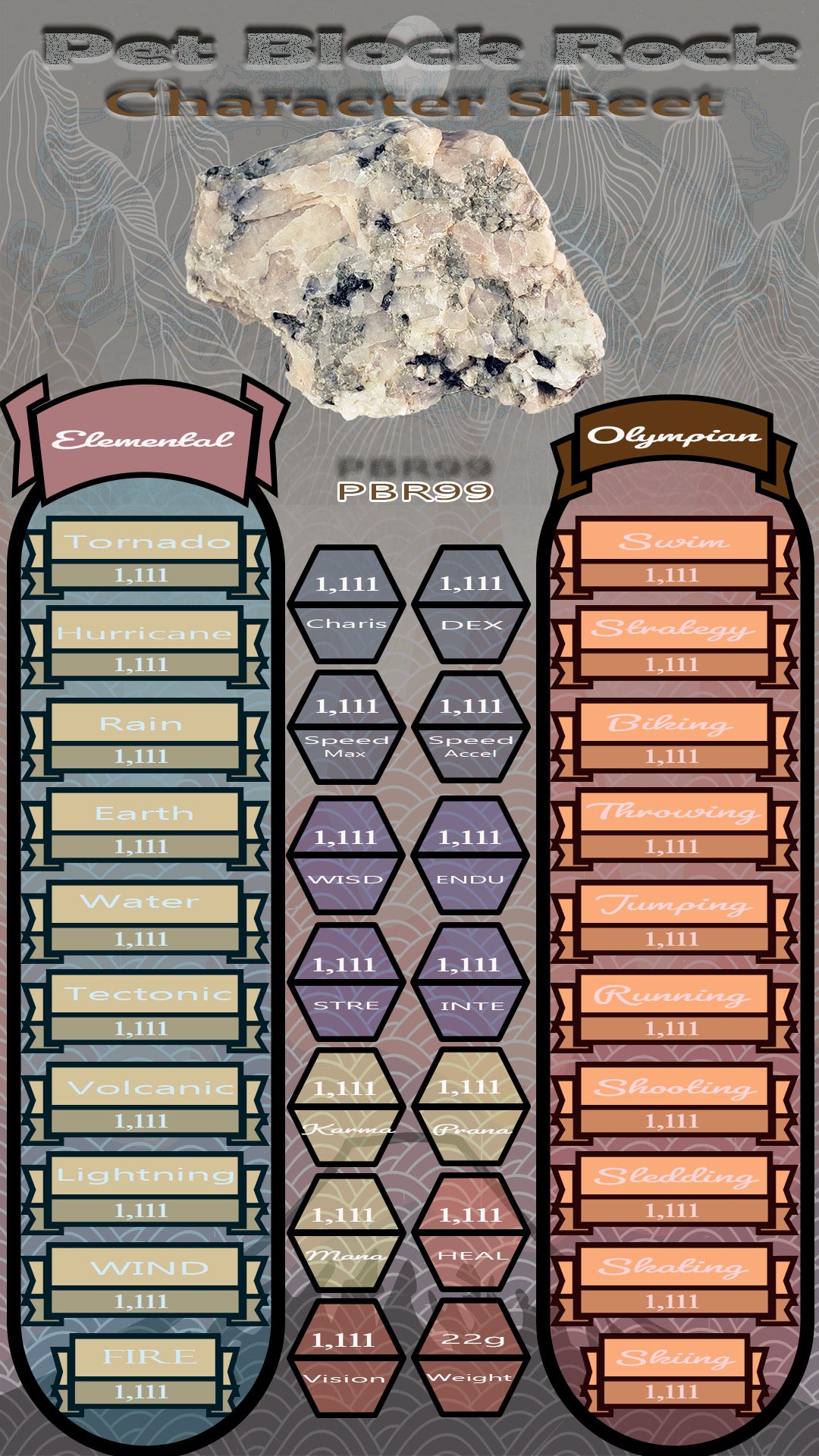 Pet Block Rock PBR99